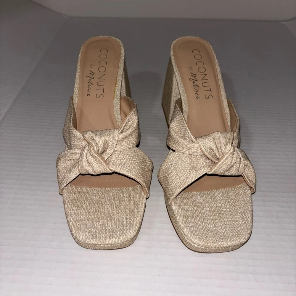 Matisse Coconuts- Esme Knot Slide‎ Sandal - Natural